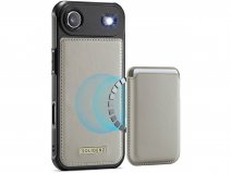 Solidenz iPhone Air Hoesje - Back Case met MagSafe Wallet Beige
