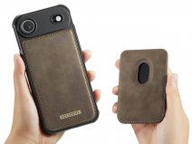 Solidenz iPhone Air Hoesje - Back Case met MagSafe Wallet Bruin