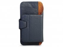 Vaja V-Mag Wallet Wrap Donkerblauw - iPhone 17 Air Omslag met Pashouder