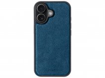 Alcanside Alcantara iPhone 17 hoesje MagSafe Back Case - Ocean Blue