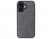 Alcanside Alcantara iPhone 17 hoesje MagSafe Back Case - Nardo Grey