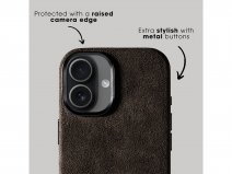 Alcanside Alcantara iPhone 17 hoesje MagSafe Case - Chocolate Brown