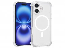 Anti-Shock Doorzichtig iPhone 17 hoesje TPU met MagSafe Ring