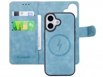 CaseMania 2in1 Bookcase MagSafe Aqua - iPhone 17 Hoesje