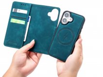 CaseMania 2in1 Bookcase MagSafe Groen - iPhone 17 Hoesje