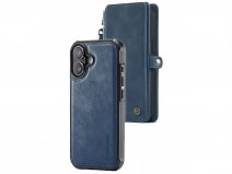 CaseMania 2in1 True Wallet Case Donkerblauw - iPhone 17 Hoesje