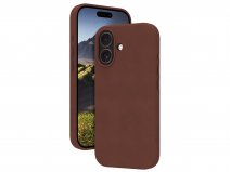 dbramante1928 Roskilde Leather Case Dark Tan - Leren iPhone 17 hoesje