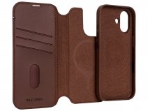 Decoded Leather Detachable Wallet Case Bruin - iPhone 17 hoesje