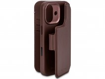 Decoded Leather Detachable Wallet Case Bruin - iPhone 17 hoesje