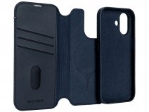 Decoded Leather Detachable Wallet Case Blauw - iPhone 17 hoesje