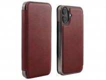 Greenwich Blake Leather Folio Fireglow Red - iPhone 17 Hoesje