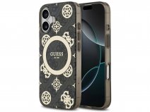 Guess Gold Monogram MagSafe Case Grijs - iPhone 17 hoesje