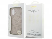 Guess Monogram iPhone 17 hoesje - MagSafe Case Roze