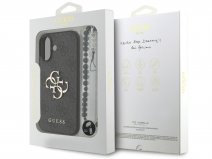 Guess Big 4G Monogram Wristlet Case - iPhone 17 hoesje Grijs