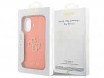 Guess Big 4G Saffiano Case - iPhone 17 hoesje Oranje