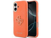 Guess Big 4G Saffiano Case - iPhone 17 hoesje Oranje