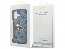 Guess Big 4G Monogram MagSafe Case Blauw - iPhone 17 hoesje