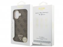 Guess Strass Monogram MagSafe Case Bruin - iPhone 17 hoesje