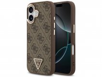 Guess Strass Monogram MagSafe Case Bruin - iPhone 17 hoesje