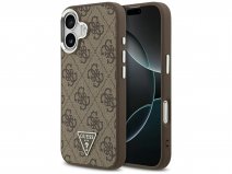 Guess Triangle Monogram MagSafe Case Bruin - iPhone 17 hoesje