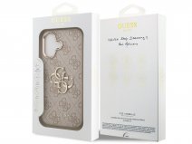 Guess Big 4G Monogram Gold Case Roze - iPhone 17 hoesje