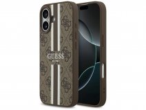 Guess Varsity Monogram MagSafe Case Bruin - iPhone 17 hoesje
