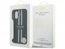 Guess Varsity Monogram MagSafe Case Grijs - iPhone 17 hoesje