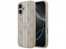 Guess Varsity Monogram MagSafe Case Roze - iPhone 17 hoesje
