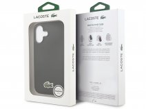Lacoste Petit Piqué MagSafe Case Zwart - iPhone 17 hoesje