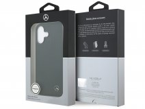 Mercedes-Benz iPhone 17 hoesje - Laurels Leather Case MagSafe Zwart