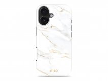 MIO White Marble Magsafe Case - iPhone 17 Hoesje