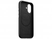 Nomad Modern Leather Case Zwart - iPhone 17 hoesje
