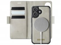 Solidenz 2-in-1 Bookcase MagSafe Beige - iPhone 17 Hoesje