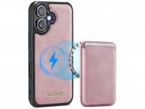 Solidenz iPhone 17 Hoesje - Back Case met MagSafe Wallet Roze
