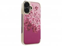 Ted Baker Scattered Flowers Mirror Folio Case - iPhone 17 Hoesje