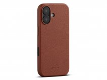Woolnut Leather Case Cognac - iPhone 17 hoesje
