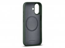 Woolnut Leather Case Groen - iPhone 17 hoesje