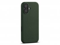 Woolnut Leather Case Groen - iPhone 17 hoesje