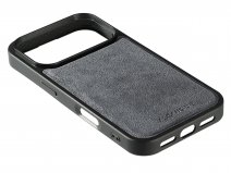 Alcanside Alcantara iPhone 17 Pro hoesje MagSafe Back Case - Nardo Grey