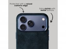 Alcanside Alcantara iPhone 17 Pro hoesje MagSafe Case - Navy Blue