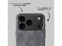 Alcanside Alcantara iPhone 17 Pro hoesje MagSafe Case - Nardo Grey