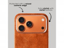 Alcanside Alcantara iPhone 17 Pro hoesje MagSafe Case - Orange