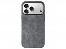 Alcanside Alcantara iPhone 17 Pro hoesje MagSafe Case - Nardo Grey