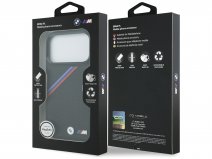 BMW M Tricolor iPhone 17 Pro hoesje - Perforated Leather Case met MagSafe