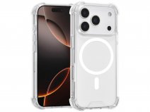 Anti-Shock Doorzichtig iPhone 17 Pro hoesje TPU met MagSafe Ring