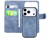 CaseMania 2in1 Bookcase MagSafe Grijs - iPhone 17 Pro Hoesje