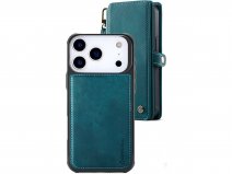 CaseMania 2in1 True Wallet Case Groen - iPhone 17 Pro Hoesje