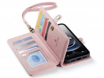 CaseMania 2in1 True Wallet Case Roze - iPhone 17 Pro Hoesje