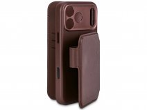 Decoded Leather Detachable Wallet Case Bruin - iPhone 17 Pro hoesje