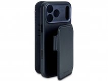 Decoded Leather Detachable Wallet Case Blauw - iPhone 17 Pro hoesje
